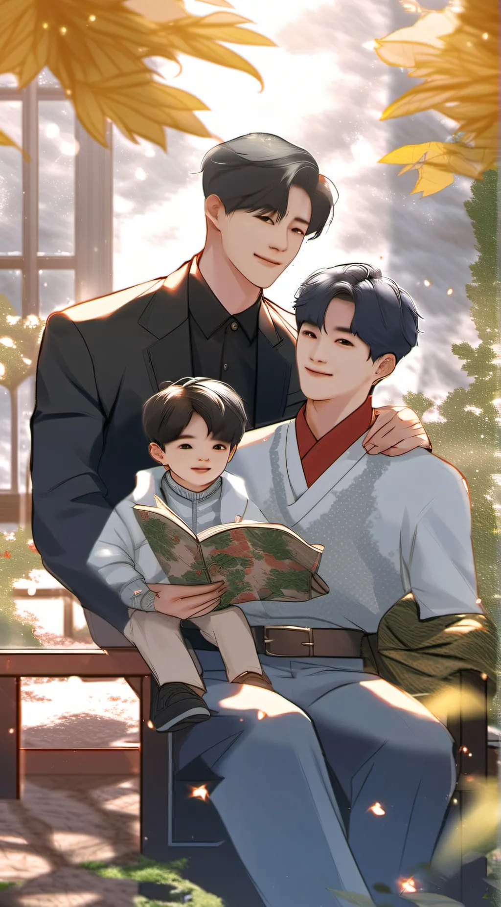 ai character: Minwon Kpop background