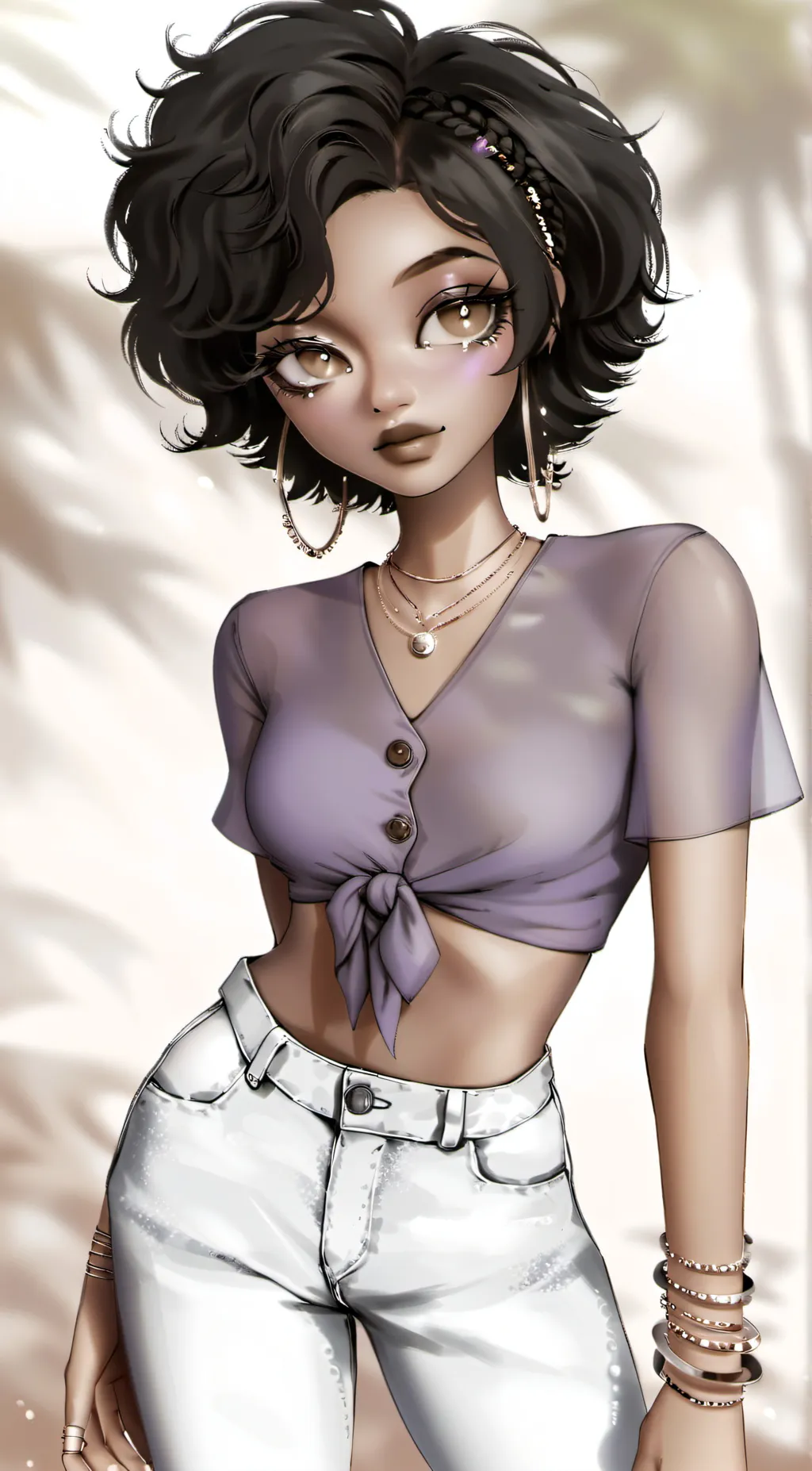 ai character: Laura  background