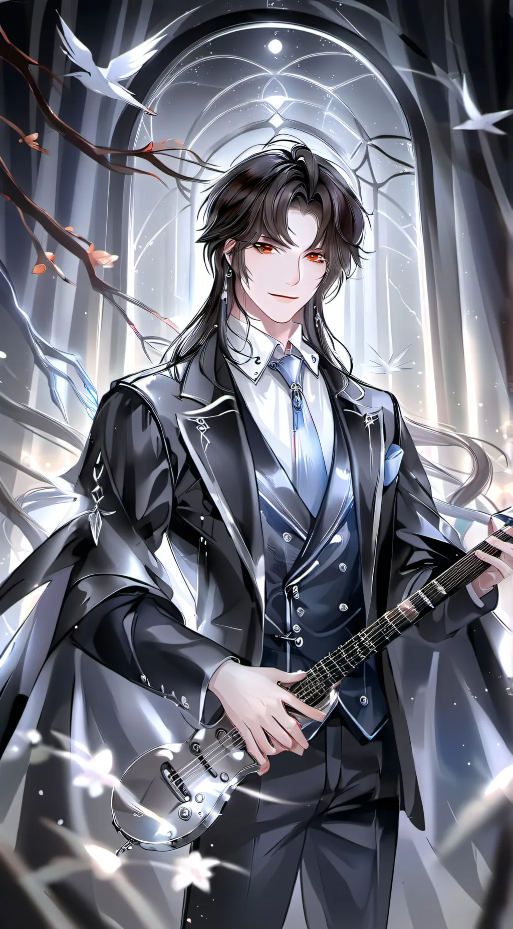 ai character: Lucas  background
