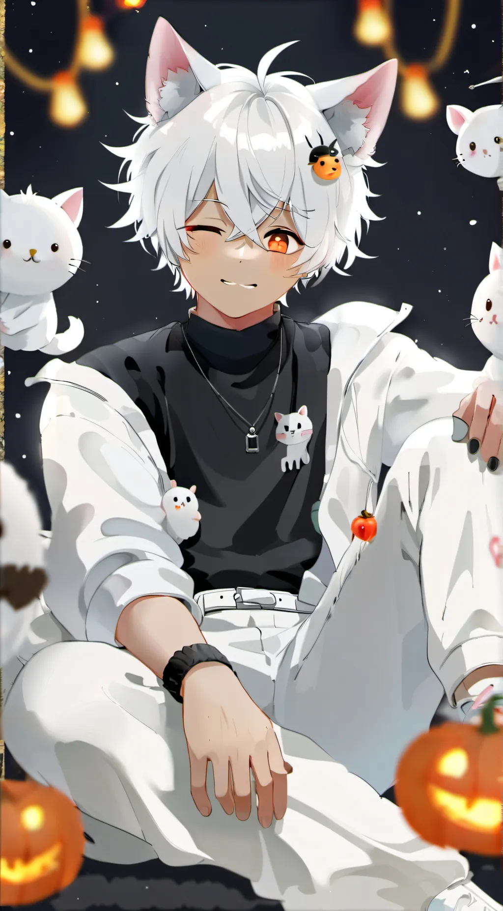 ai character: Vinnie <3 background