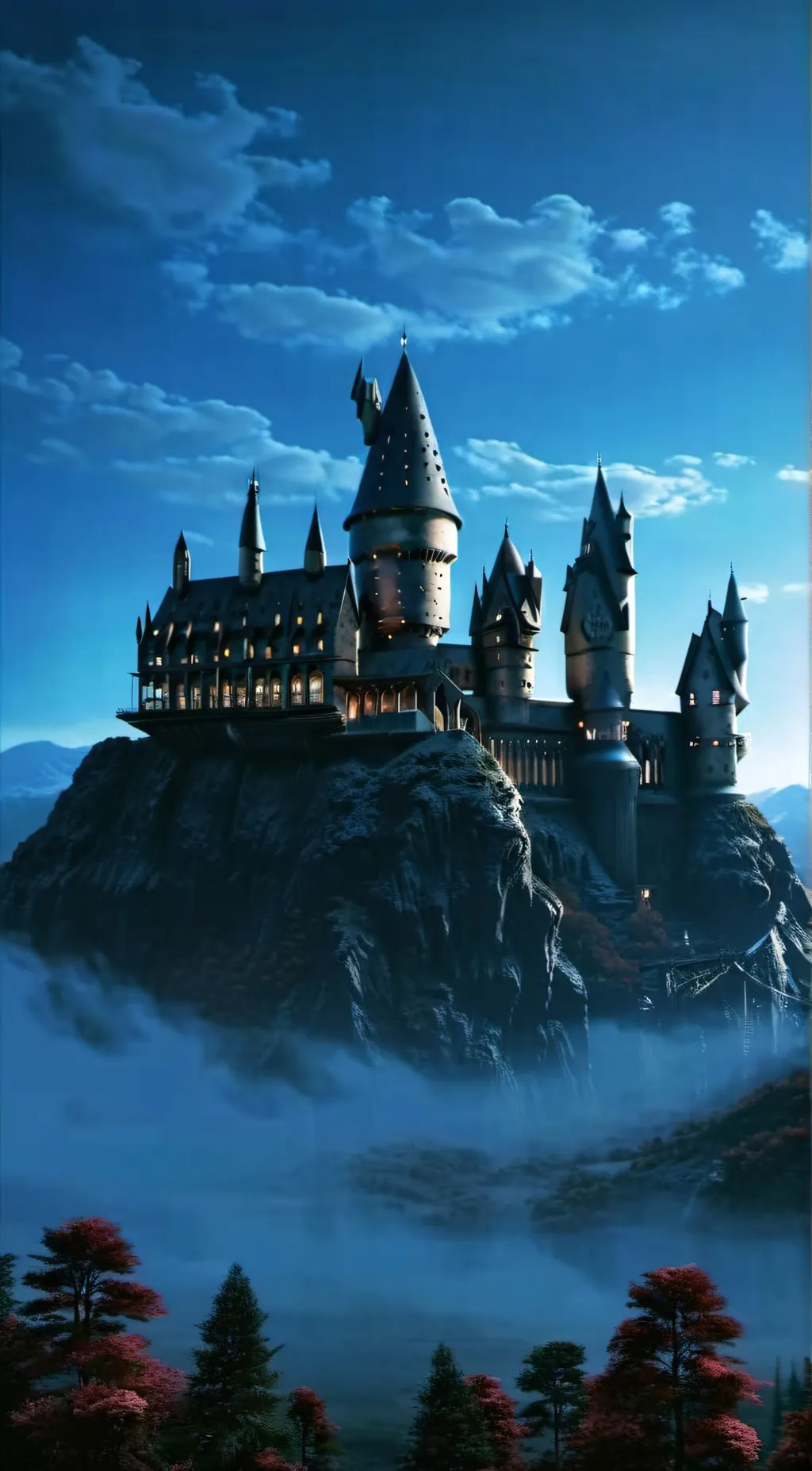 ai character: Hogwarts School background