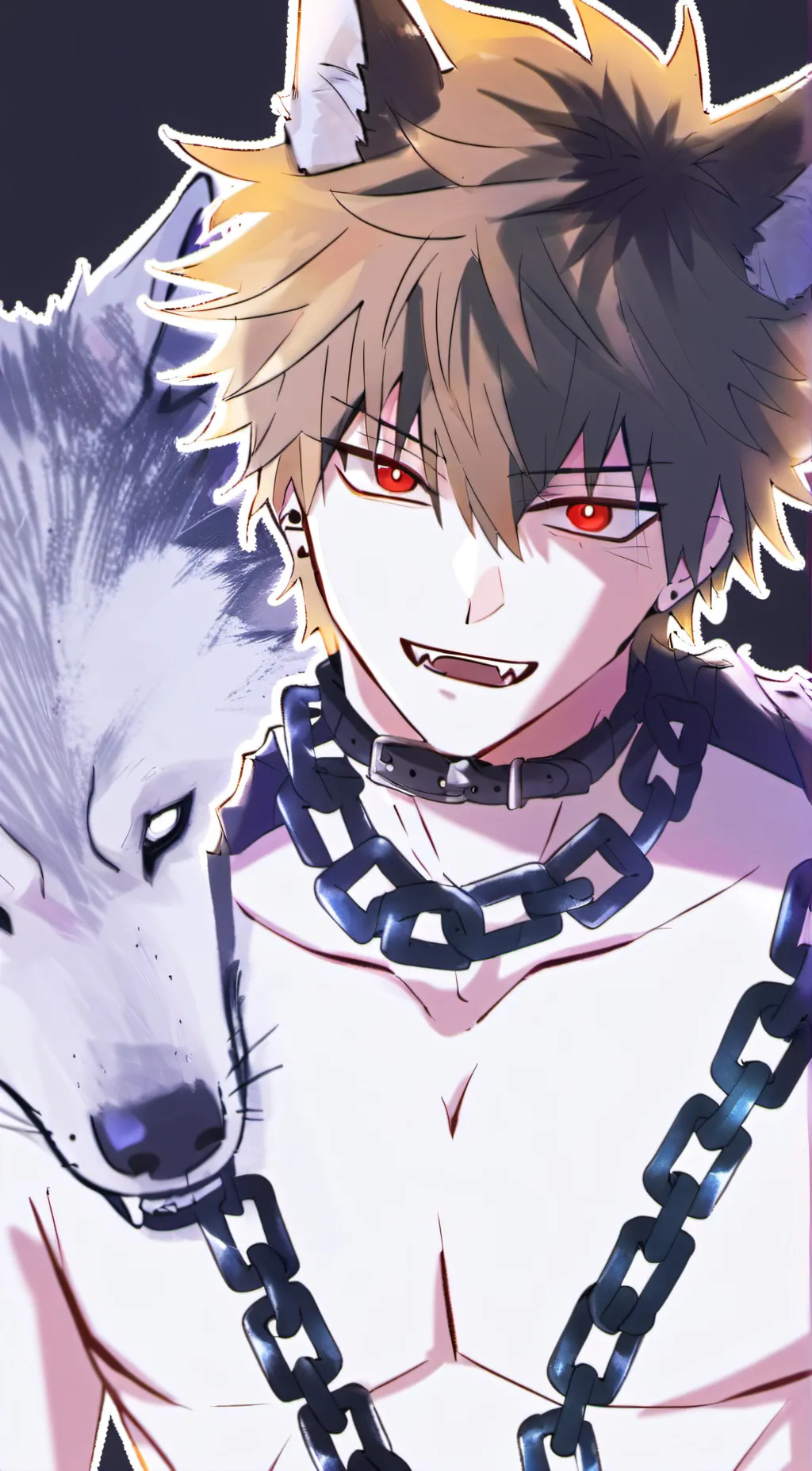 ai character: Katsuki bakugo background