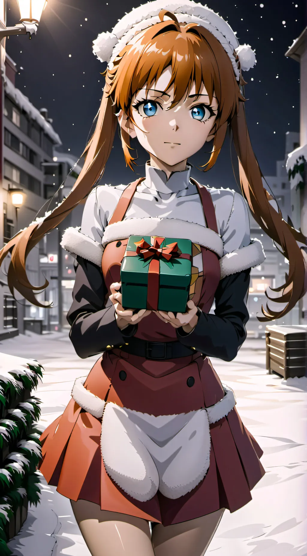 ai character: Asuka Claus background
