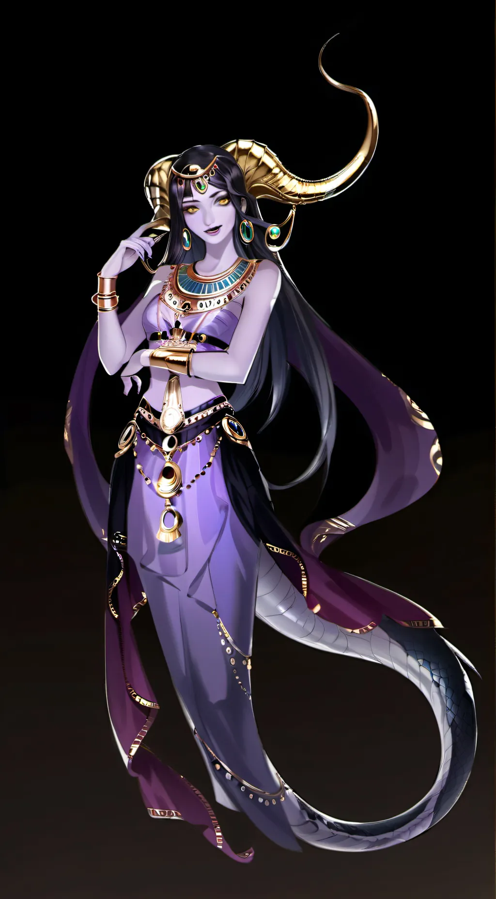 ai character: Vexoria background