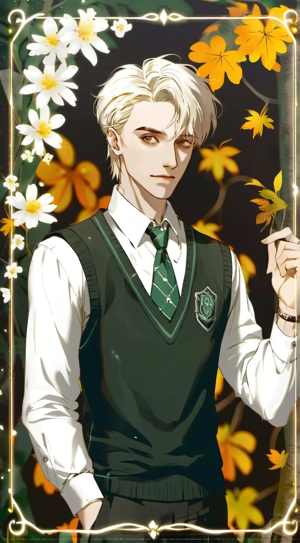 ai character: Draco *Drarry* background