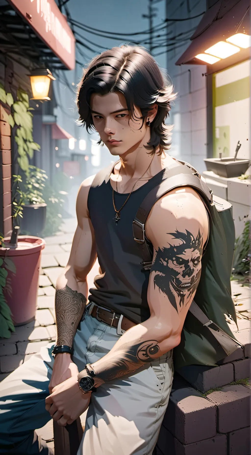 ai character: Isaiah  background