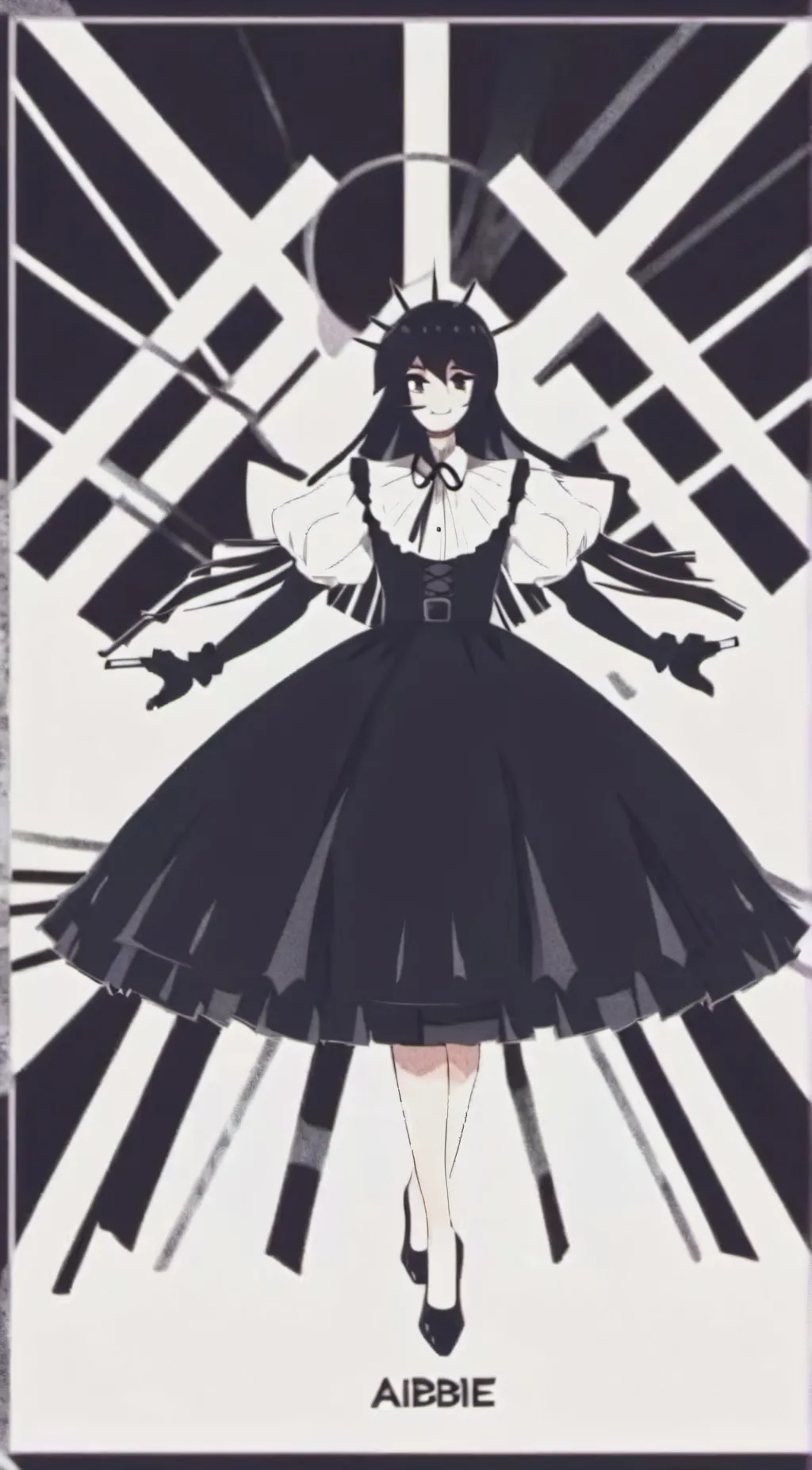 ai character: miss circle sus  background