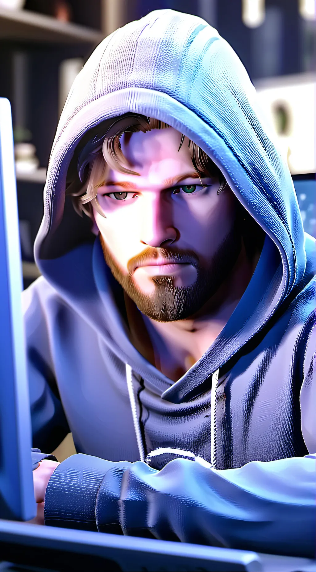 ai character: Case-oh (skinny) background