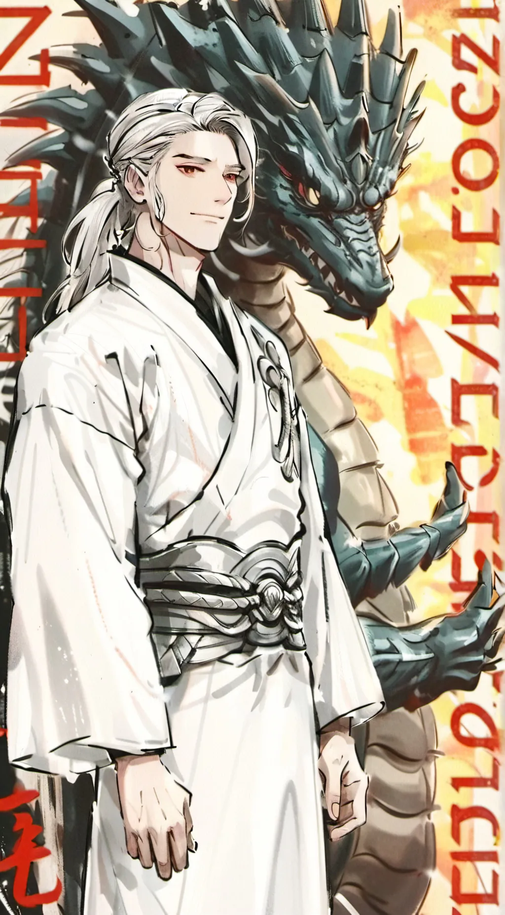 ai character: Kaiju human AU background