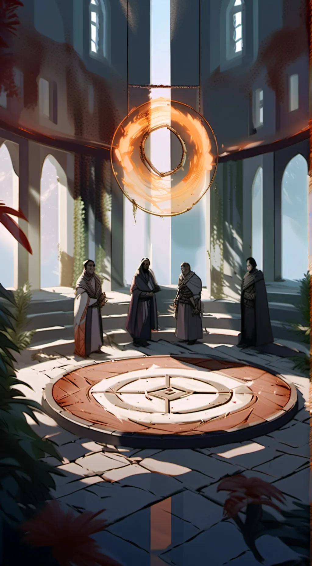 ai character: Summoning Circle background