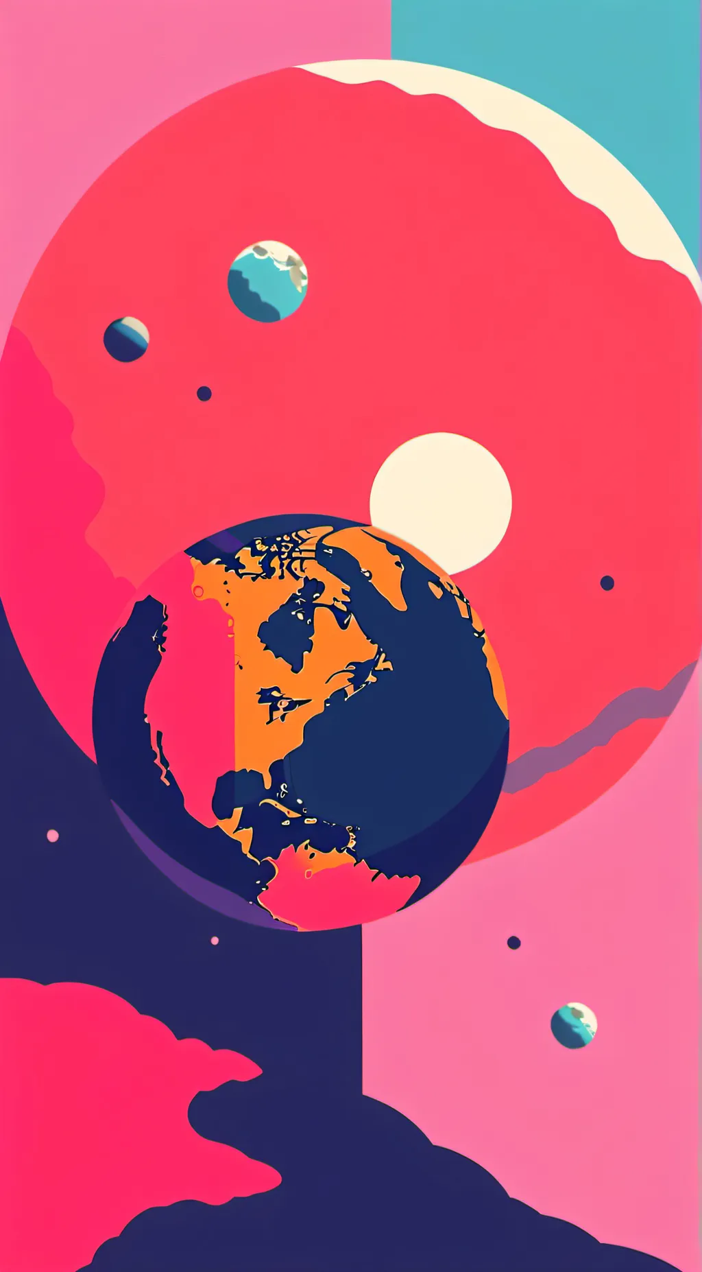 ai character: IRÍS(planet) background