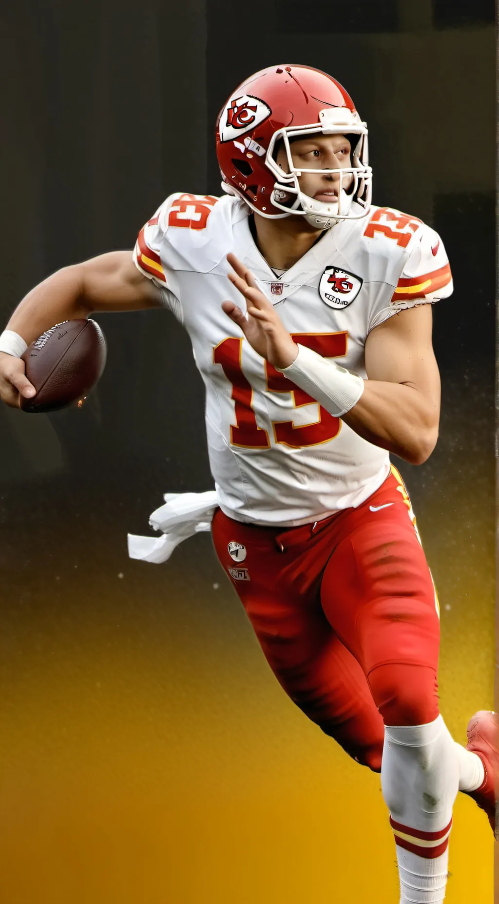 ai character: Patrick mahomes  background