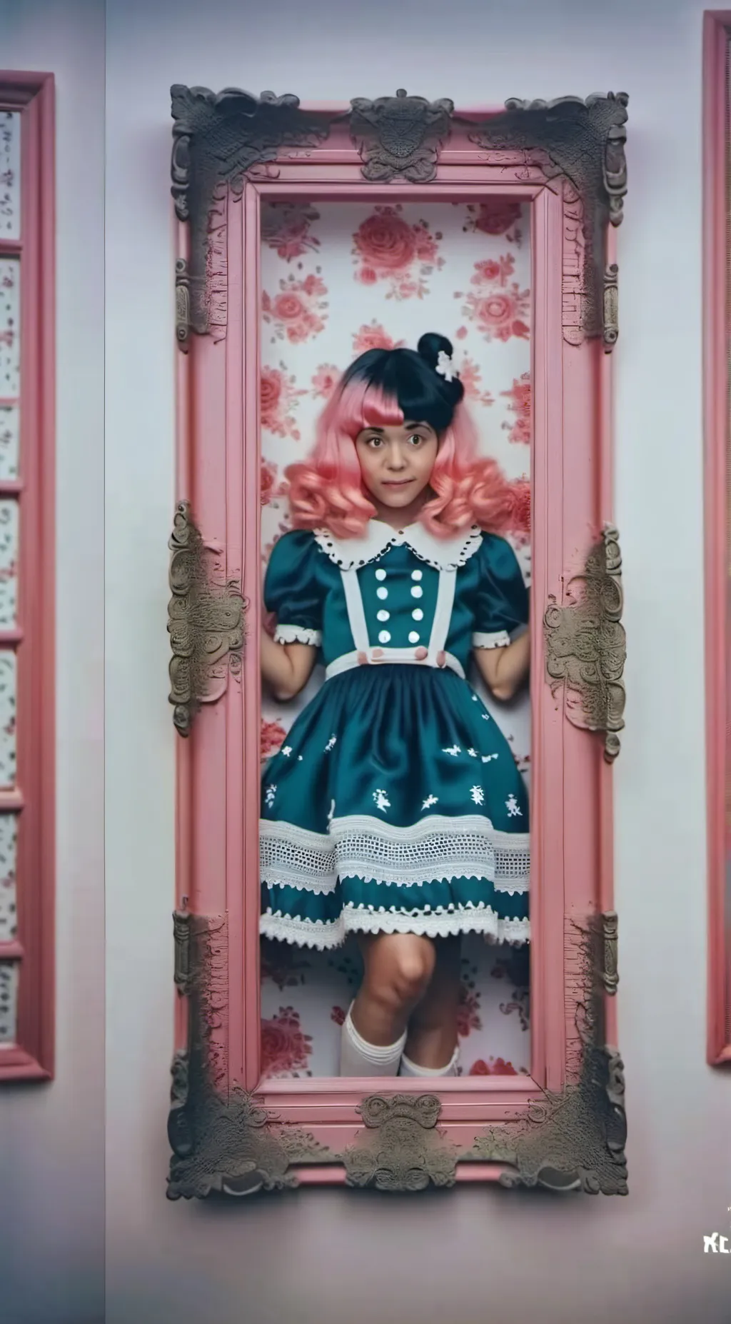 ai character: Melanie Martinez  background