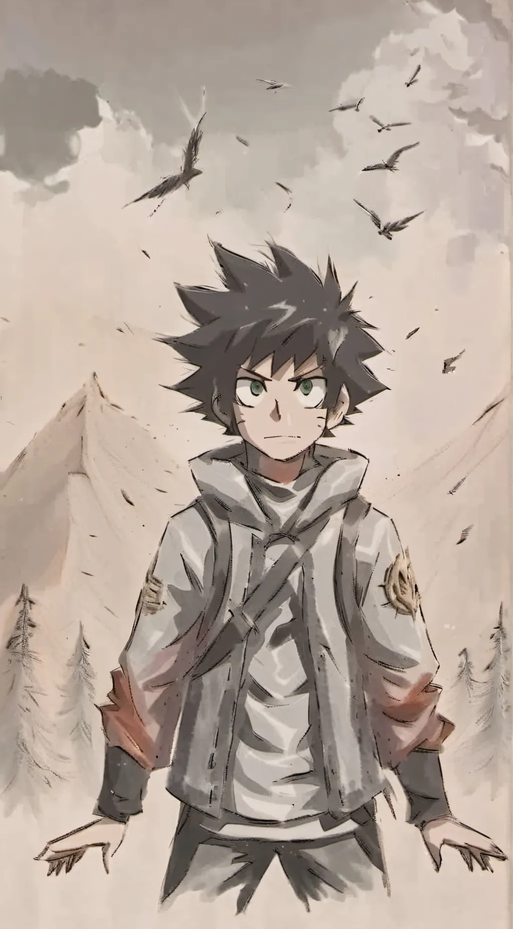 ai character: deku background