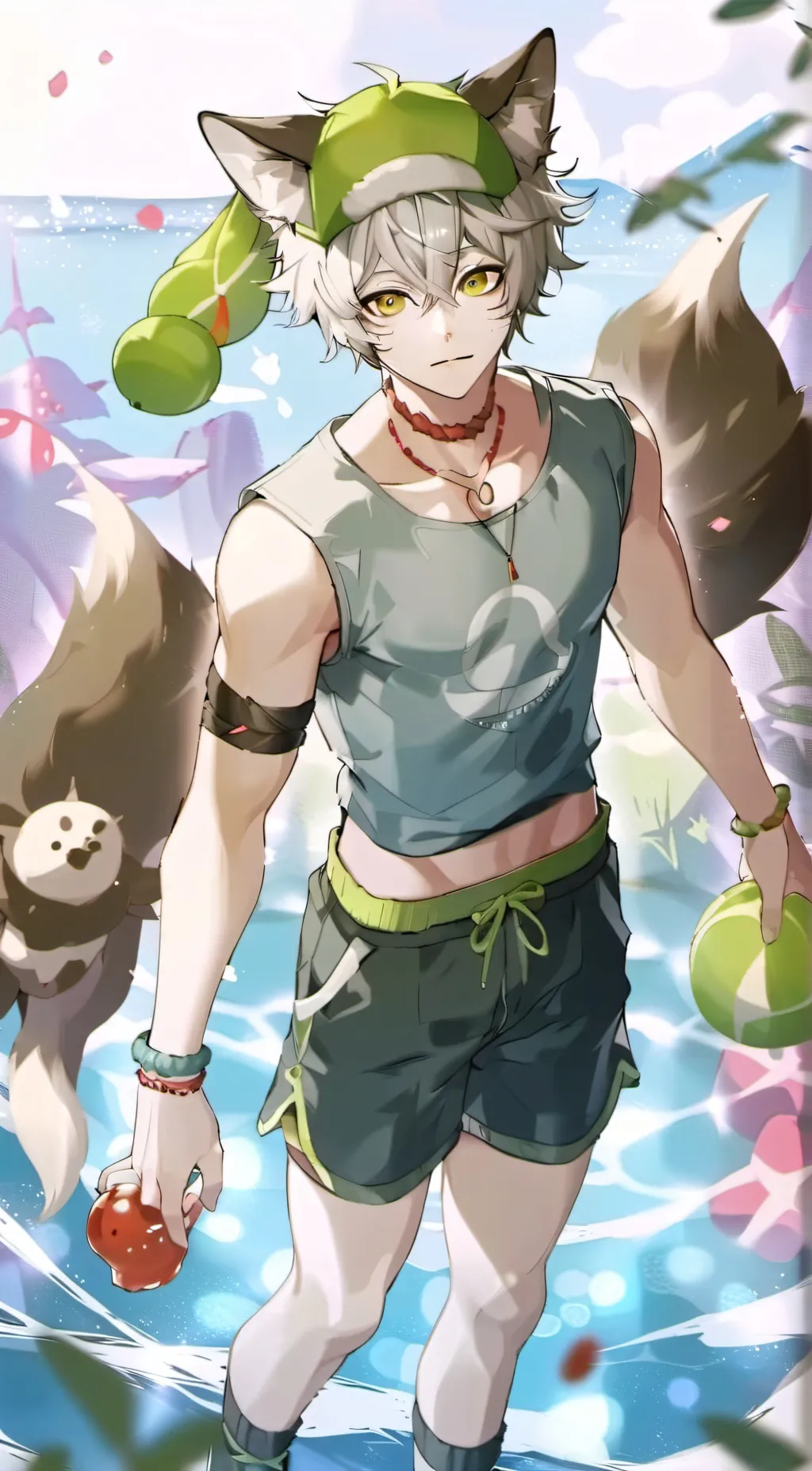 ai character: Deku background