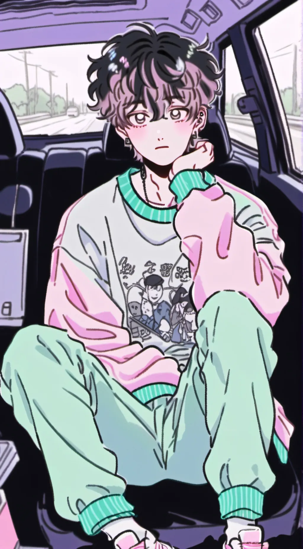 ai character: •Luke🤪 background