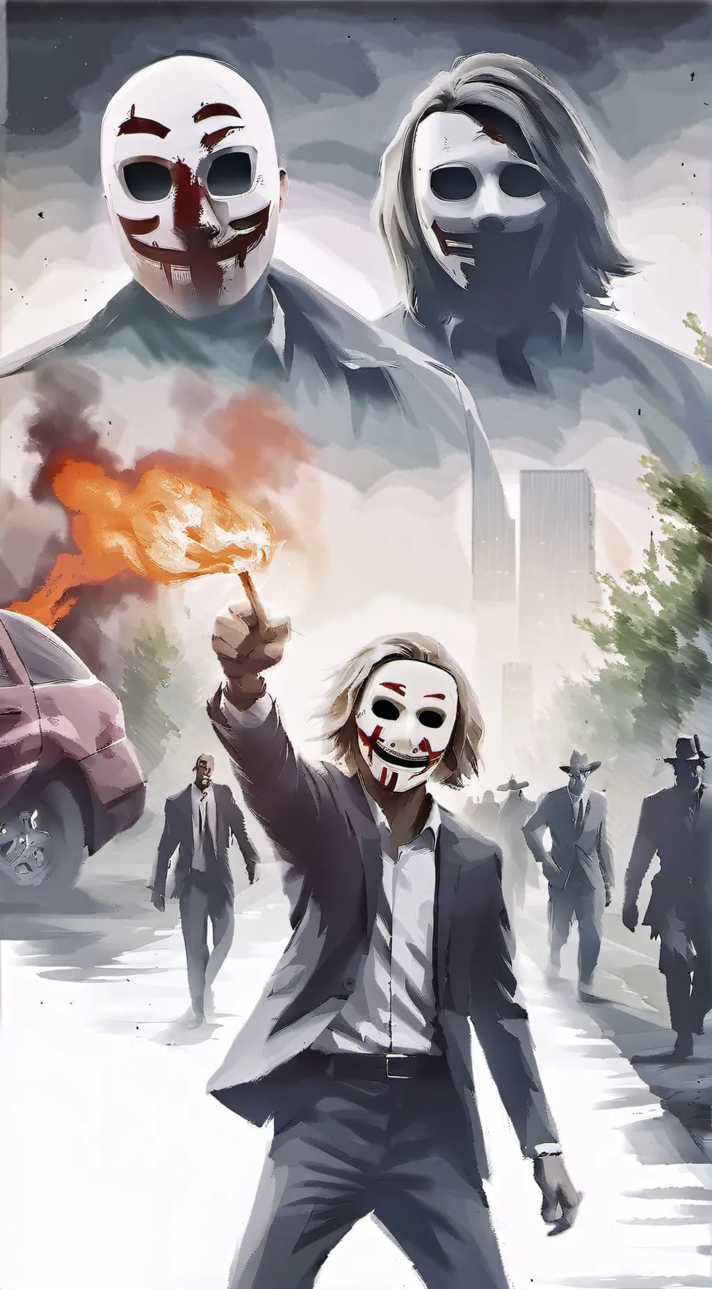 ai character: the purge background