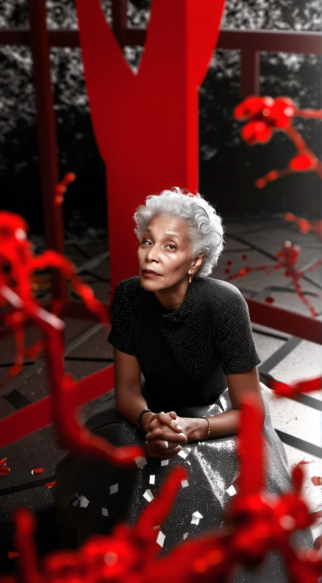 ai character:  grandma  background