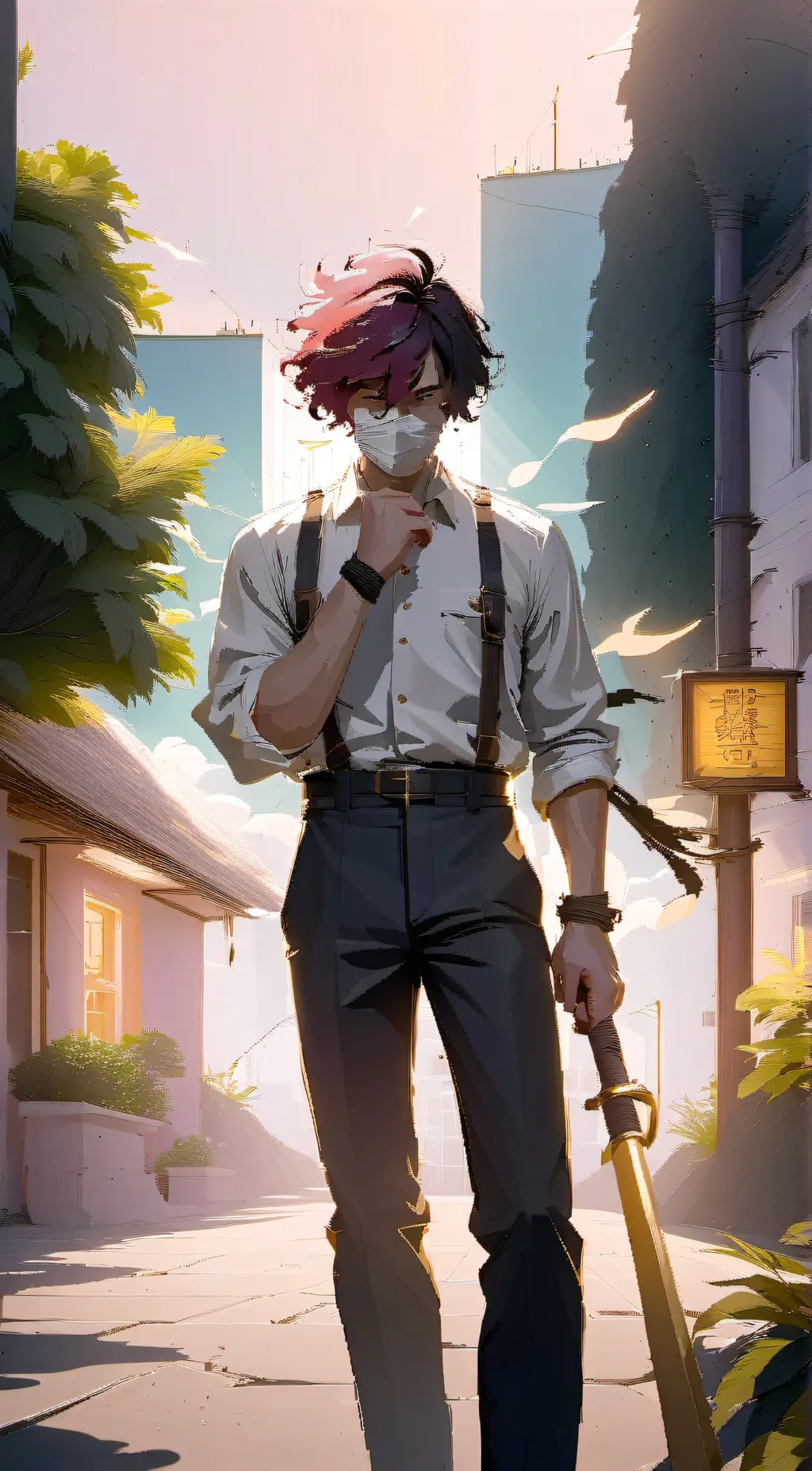 ai character: Ash background