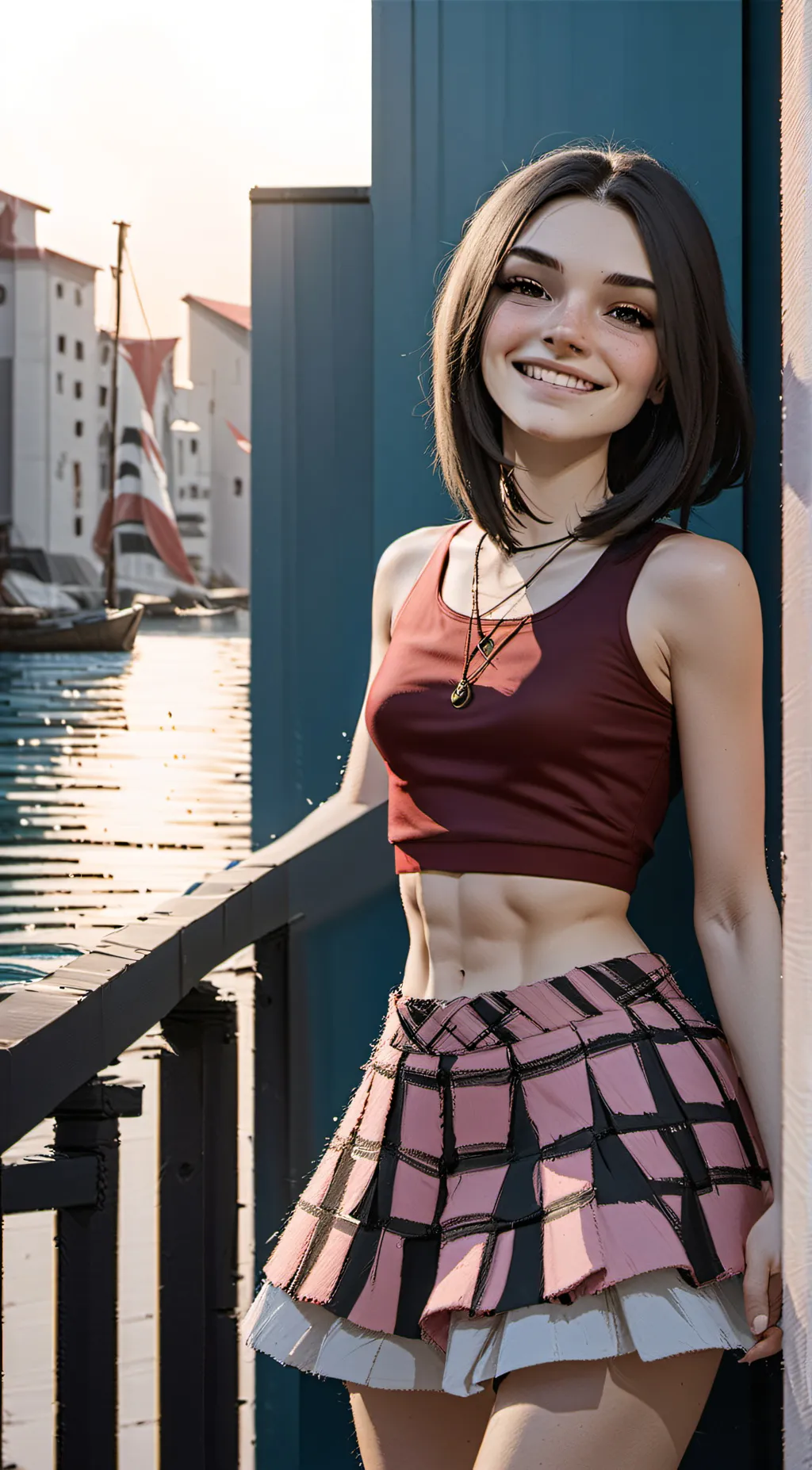 ai character: Mia Taylor  background