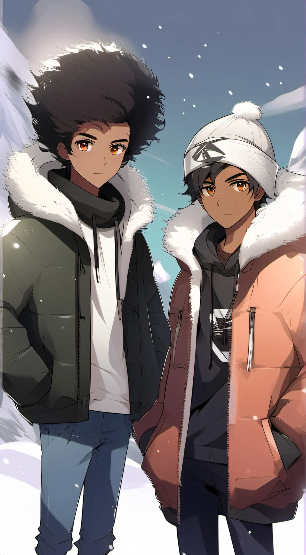 ai character: Notti & DD🕊️🅾️🔫🗽 background
