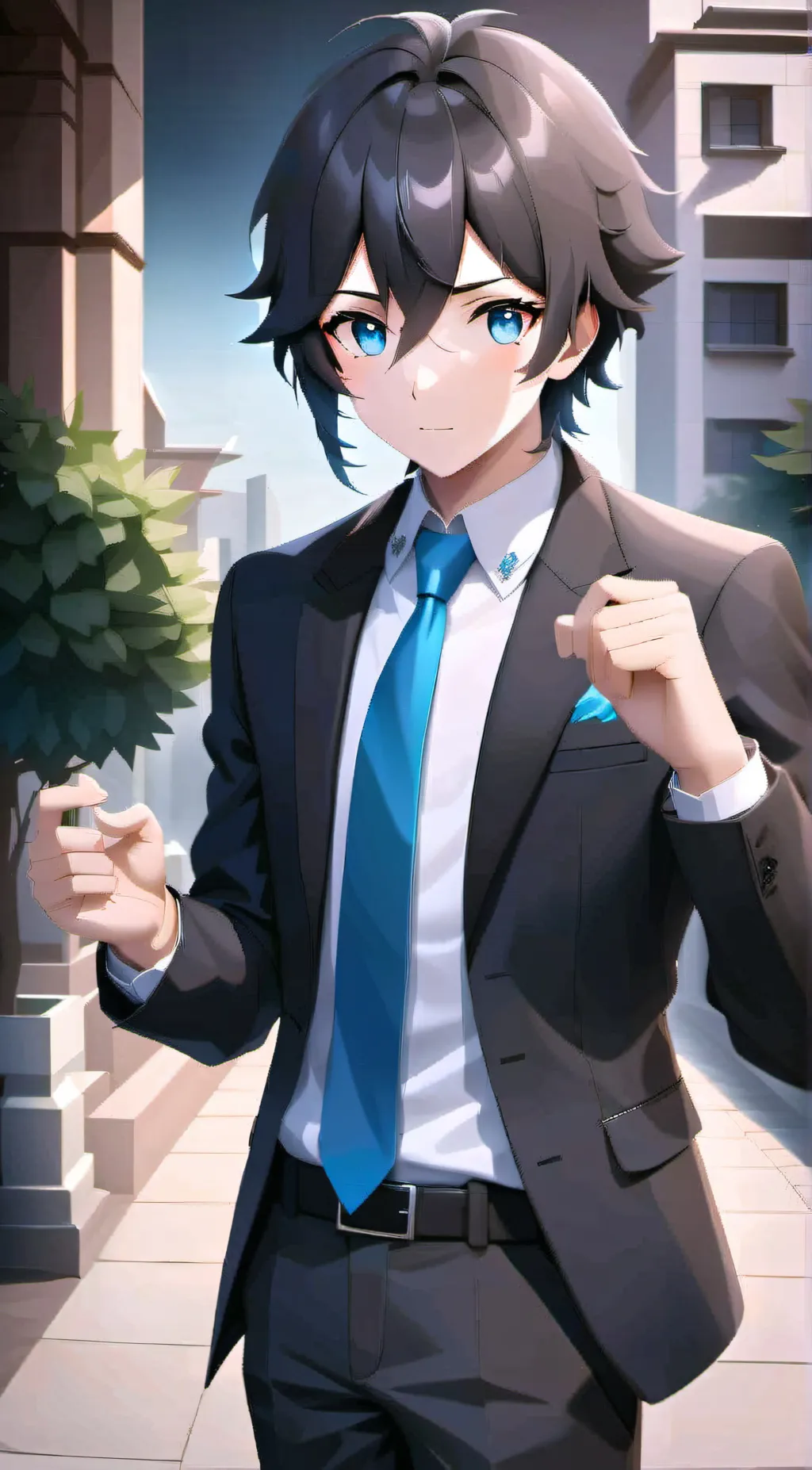ai character: Max background