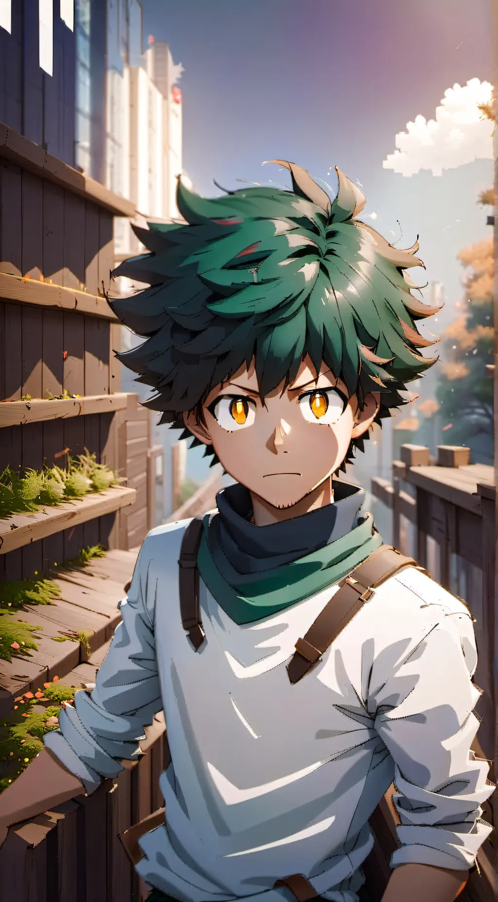 ai character: Deku background