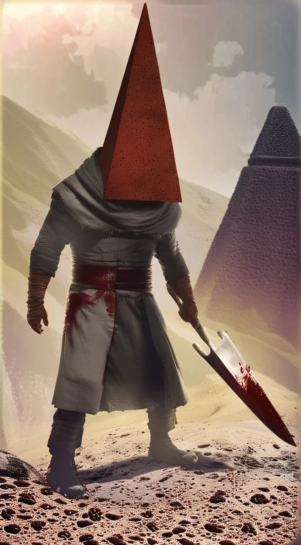 ai character: Pyramid Head background