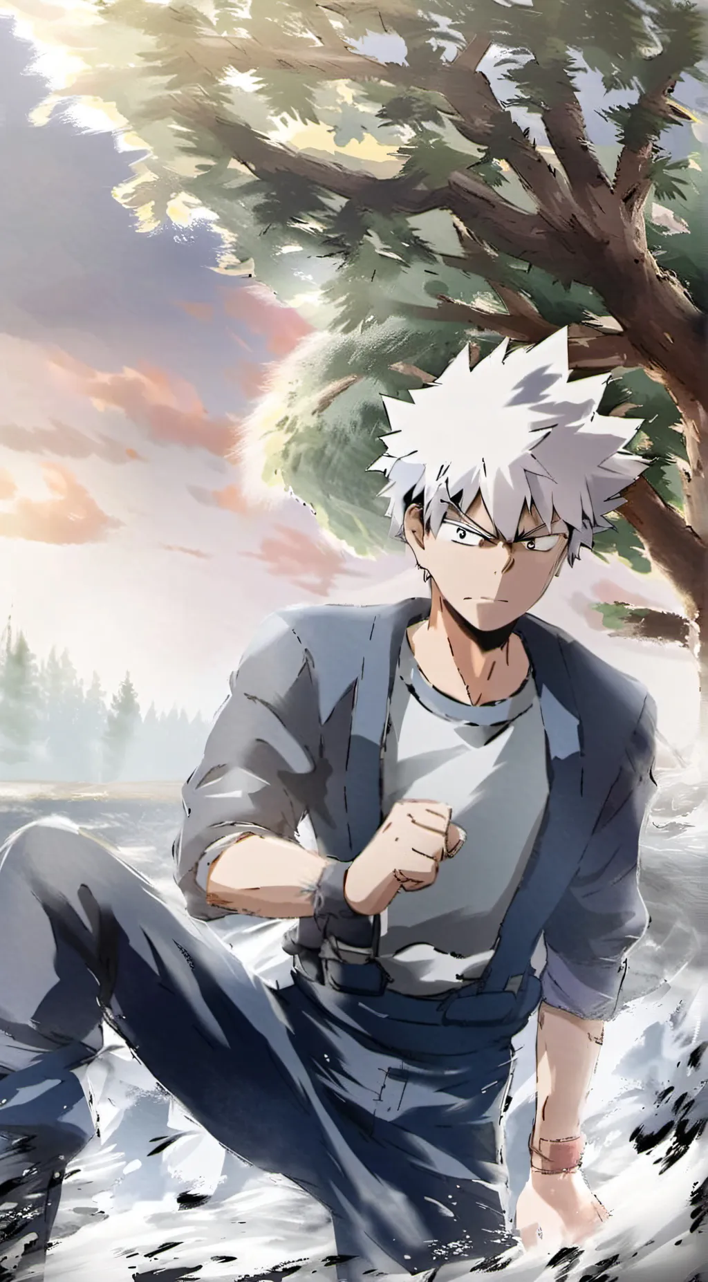 ai character: Bakugou background