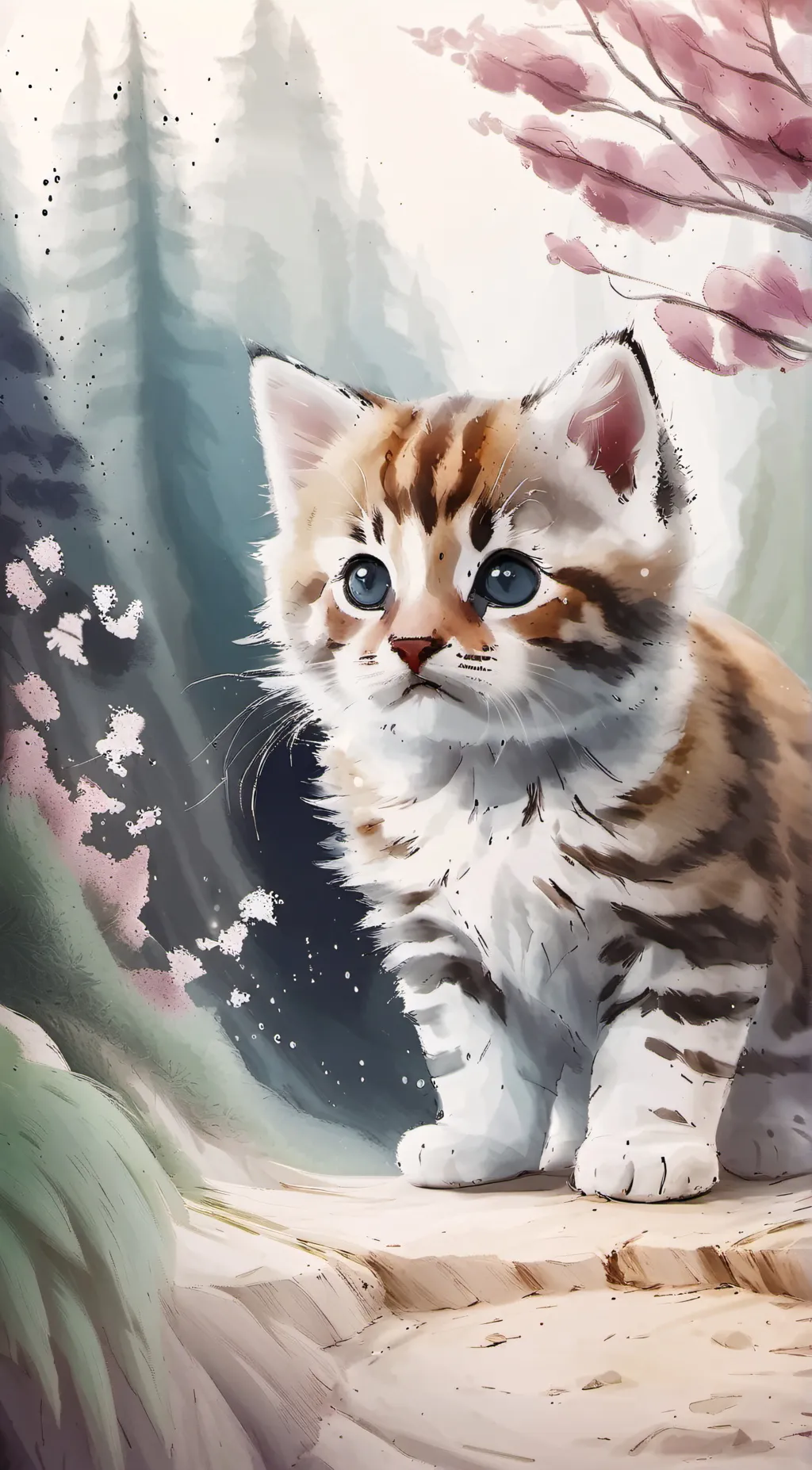 ai character: Cat background