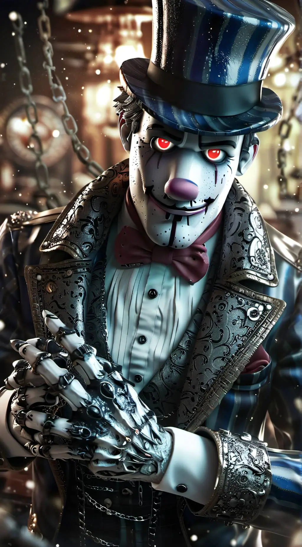 ai character: CTW Funtime freddy background