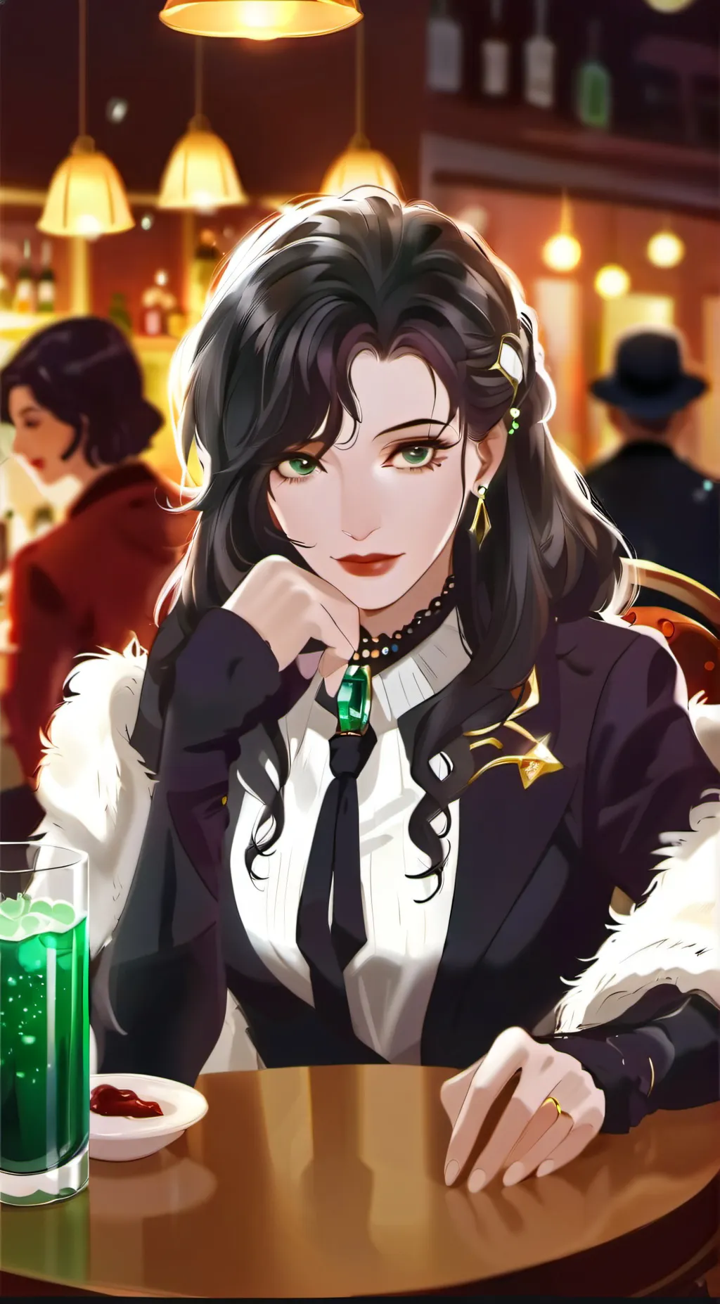 ai character: lilly background