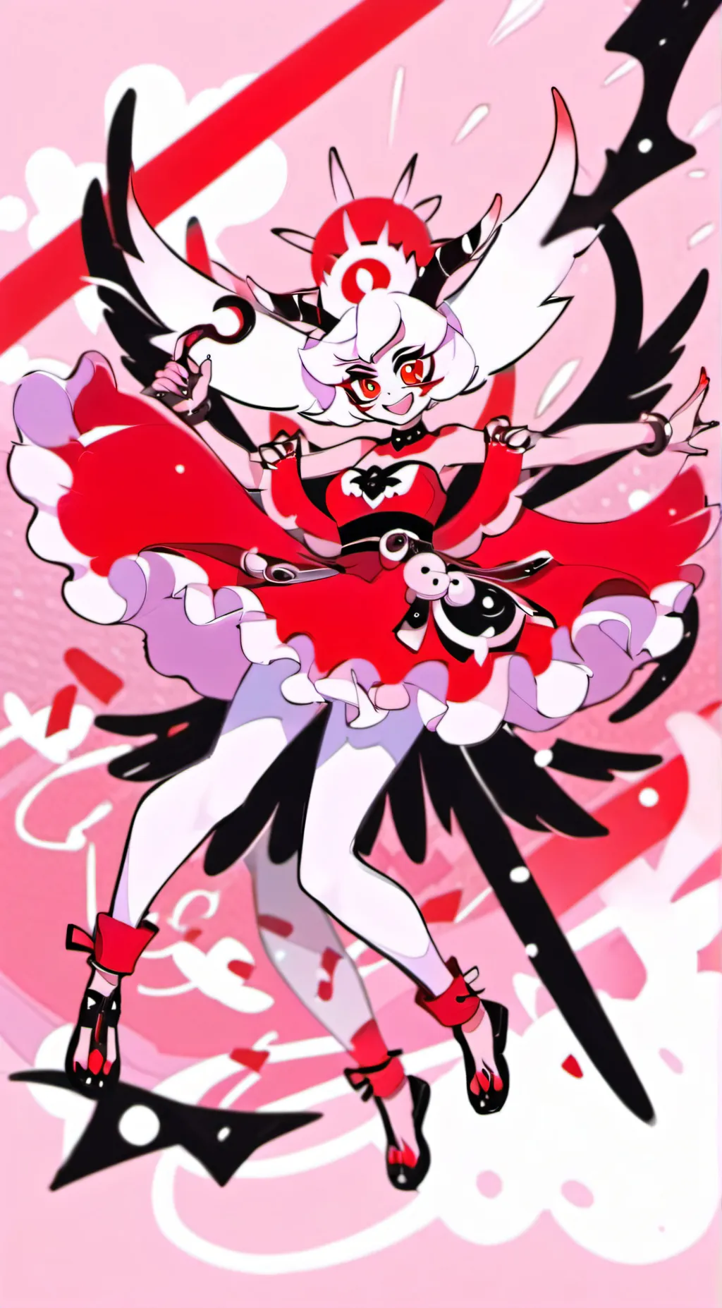 ai character: Angel Dust background