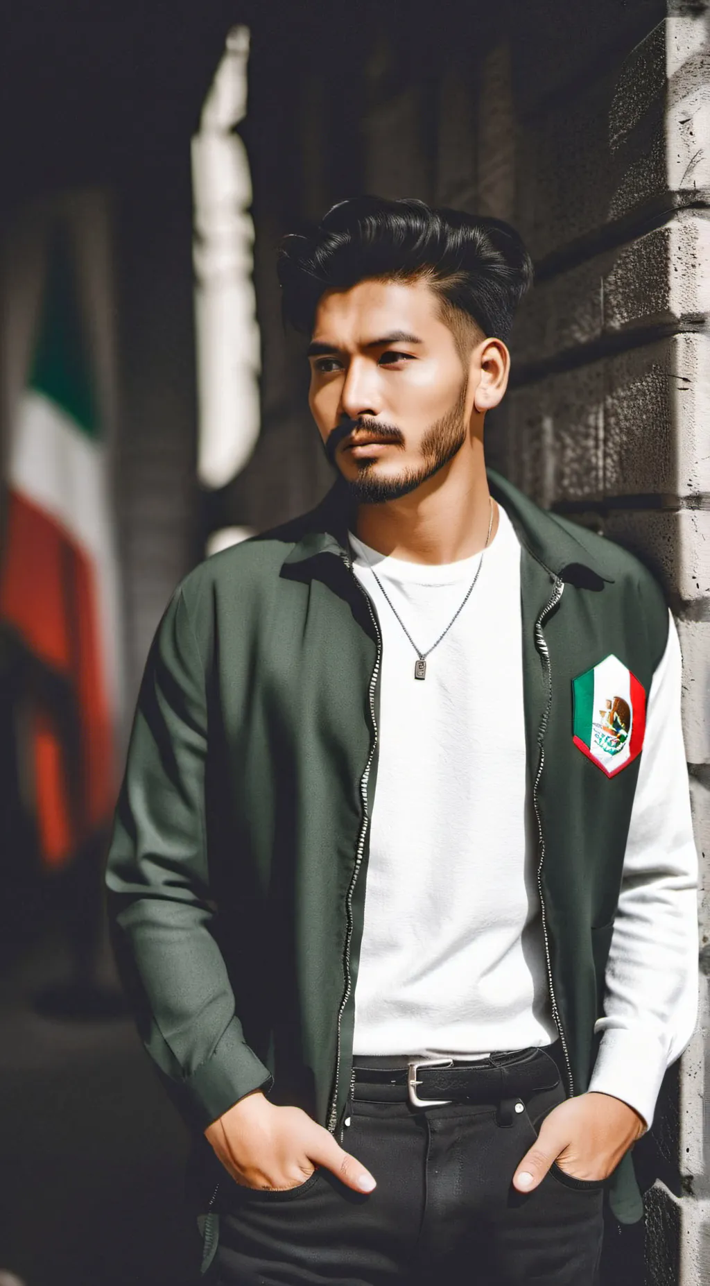 ai character: Mexico! background