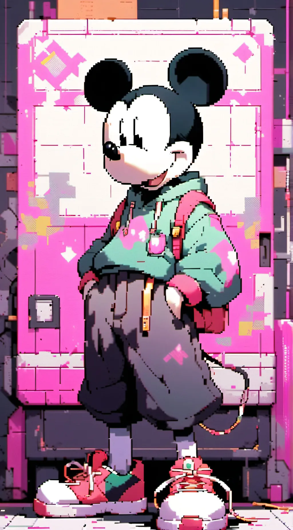 ai character: mega mort background