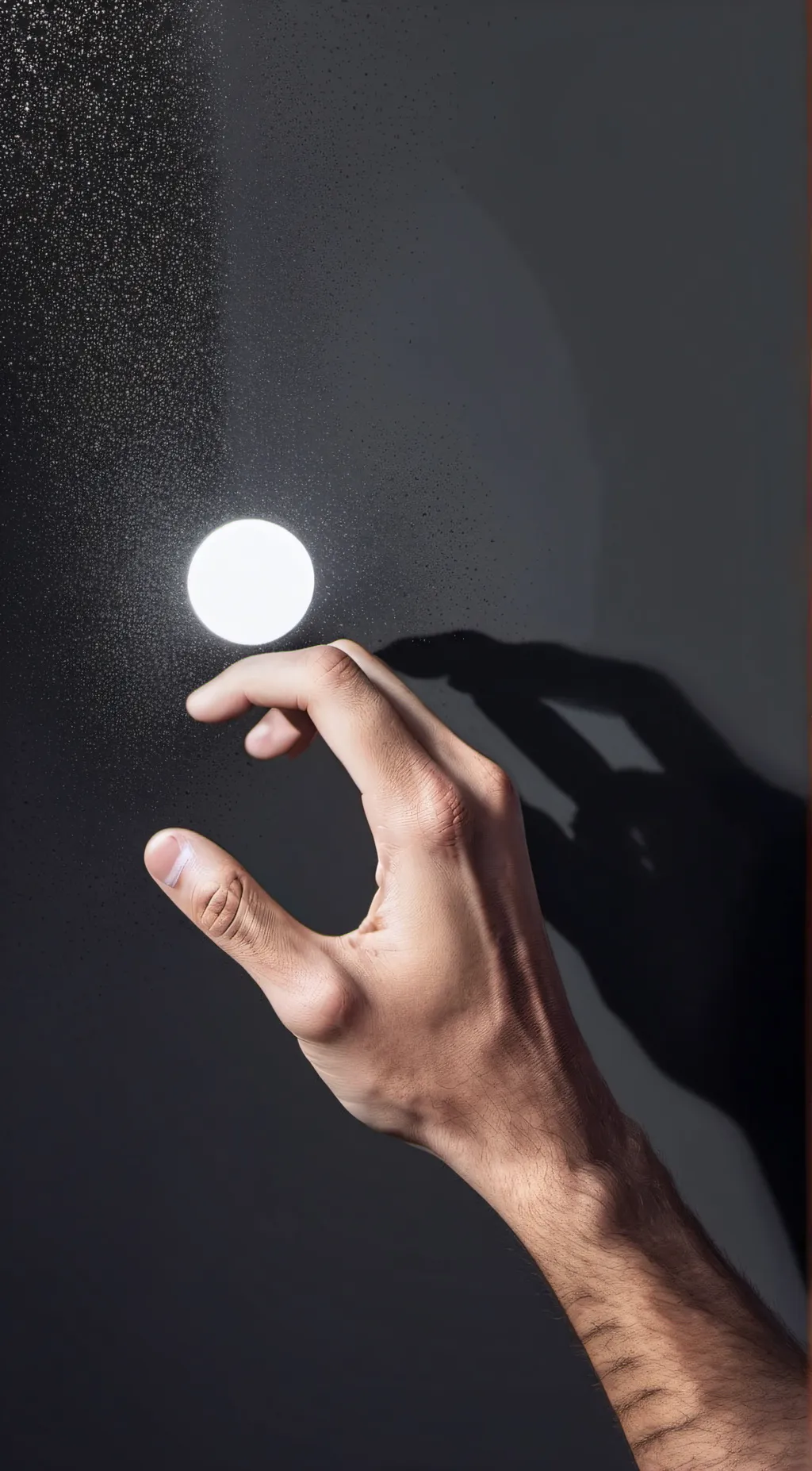 ai character: Hand background