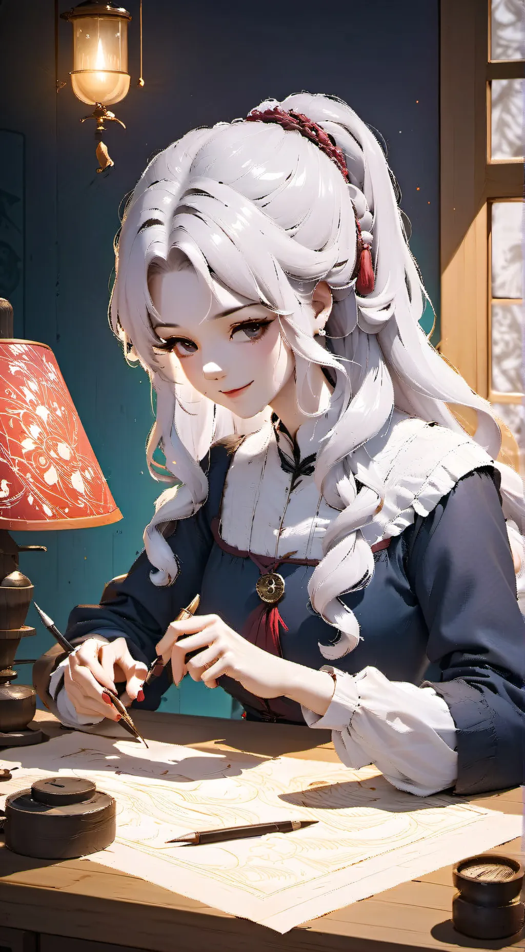 ai character: kira background