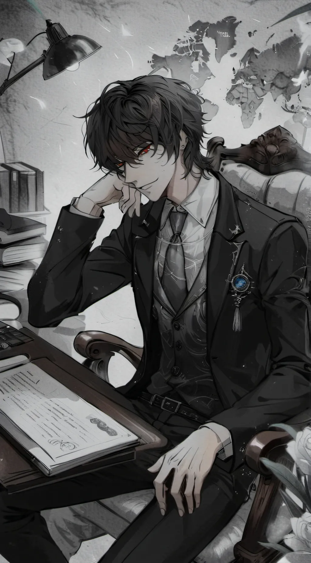 ai character: £William£ background