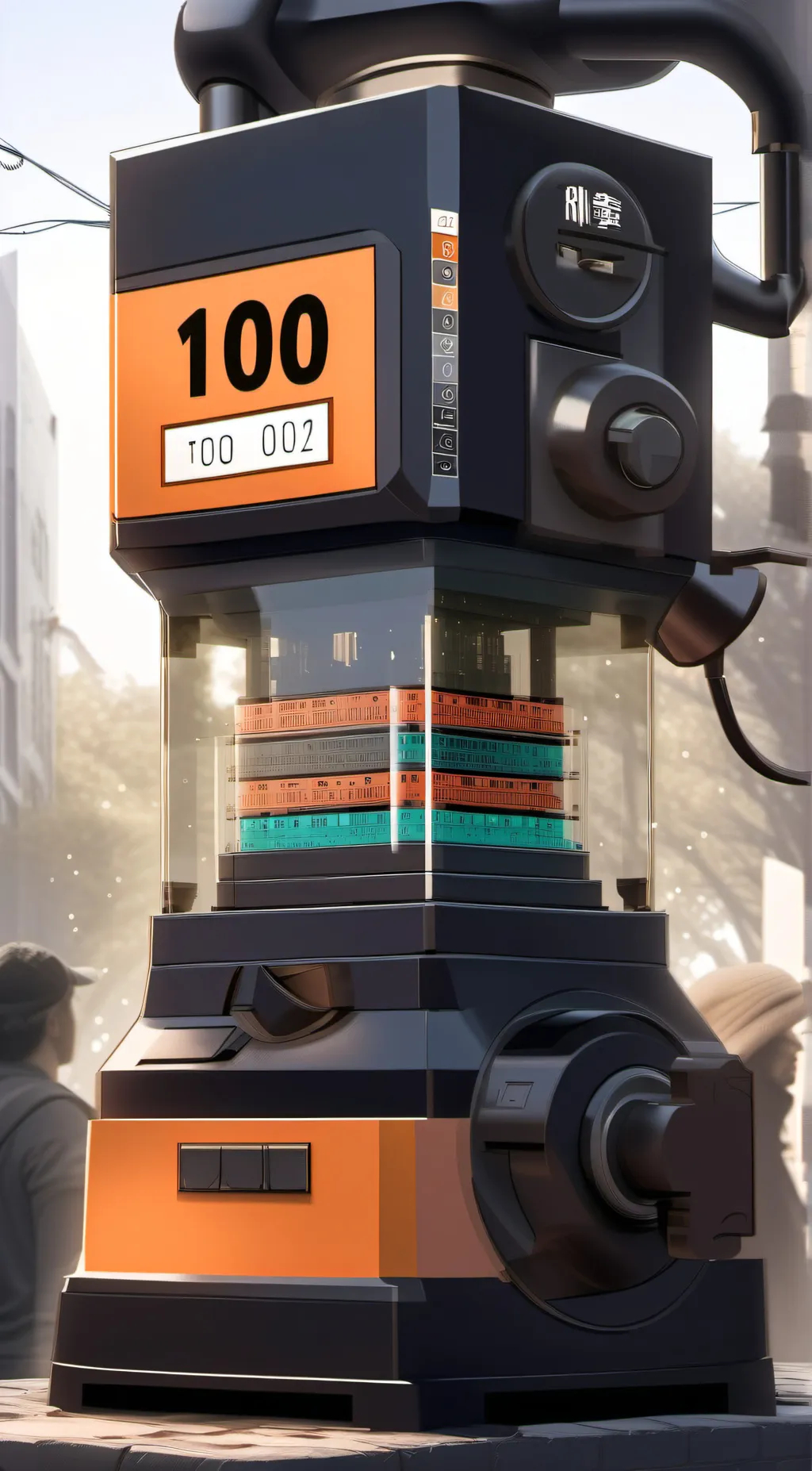 ai character: rizz meter background