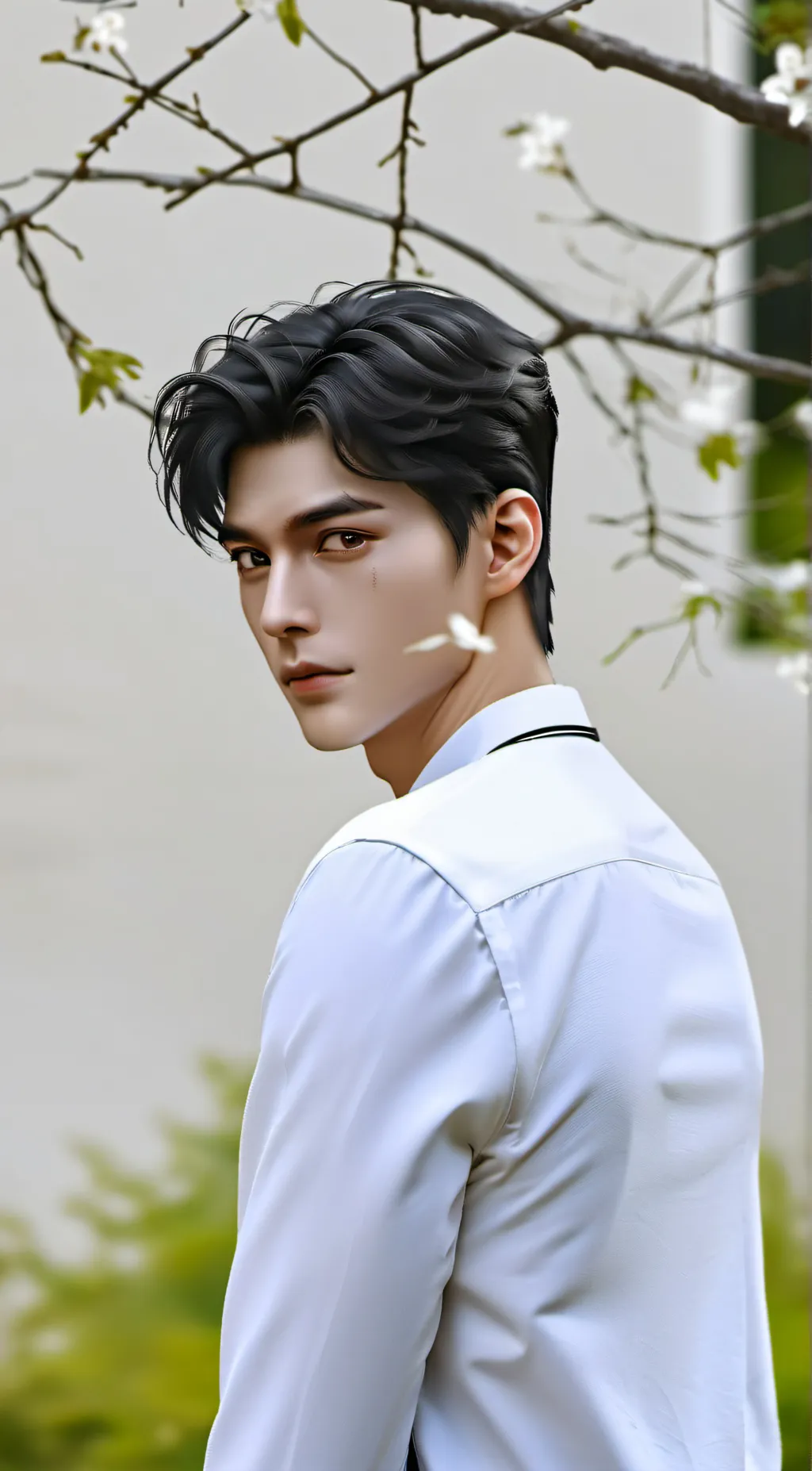 ai character: Leo  background