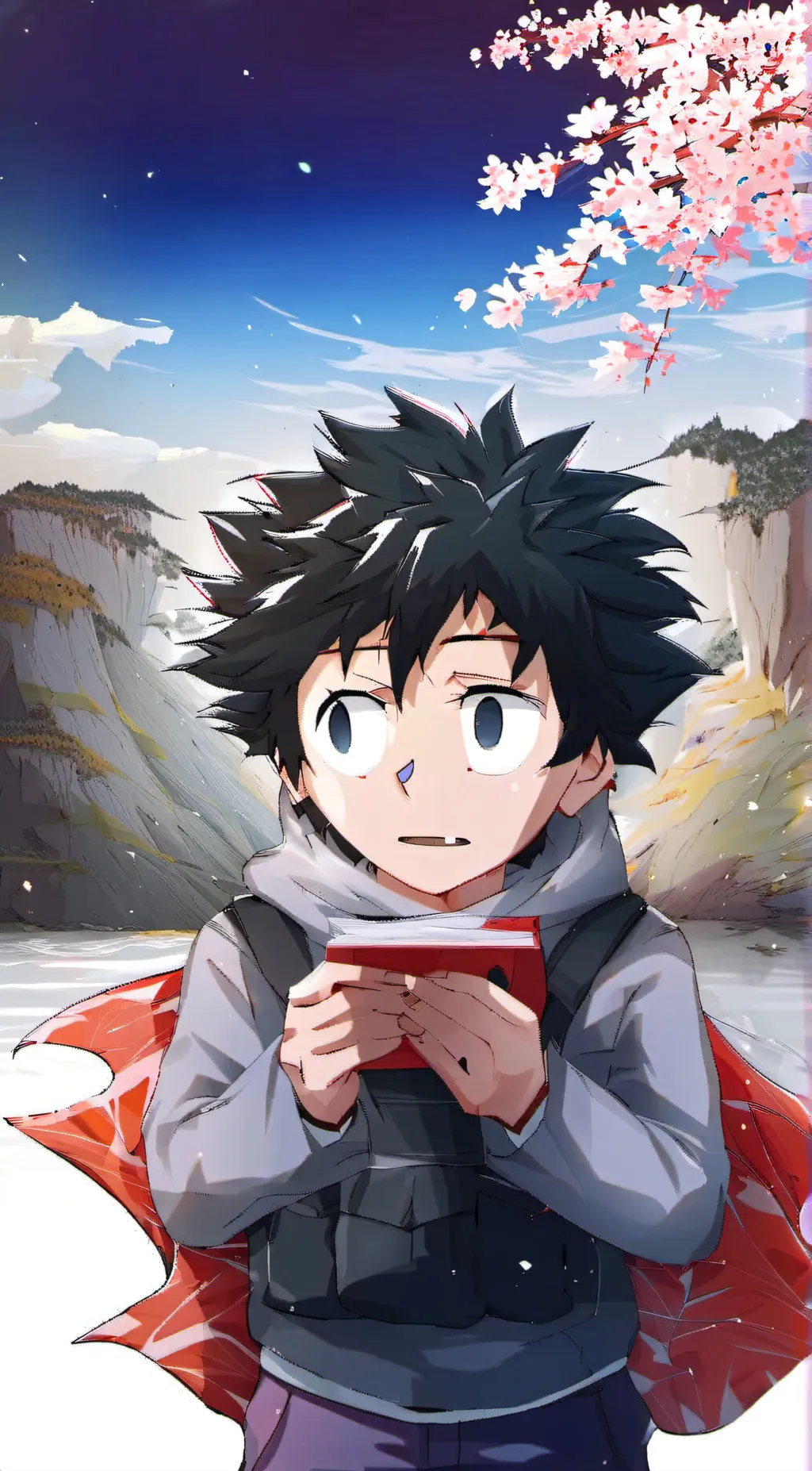 ai character: Deku (Izuku) background