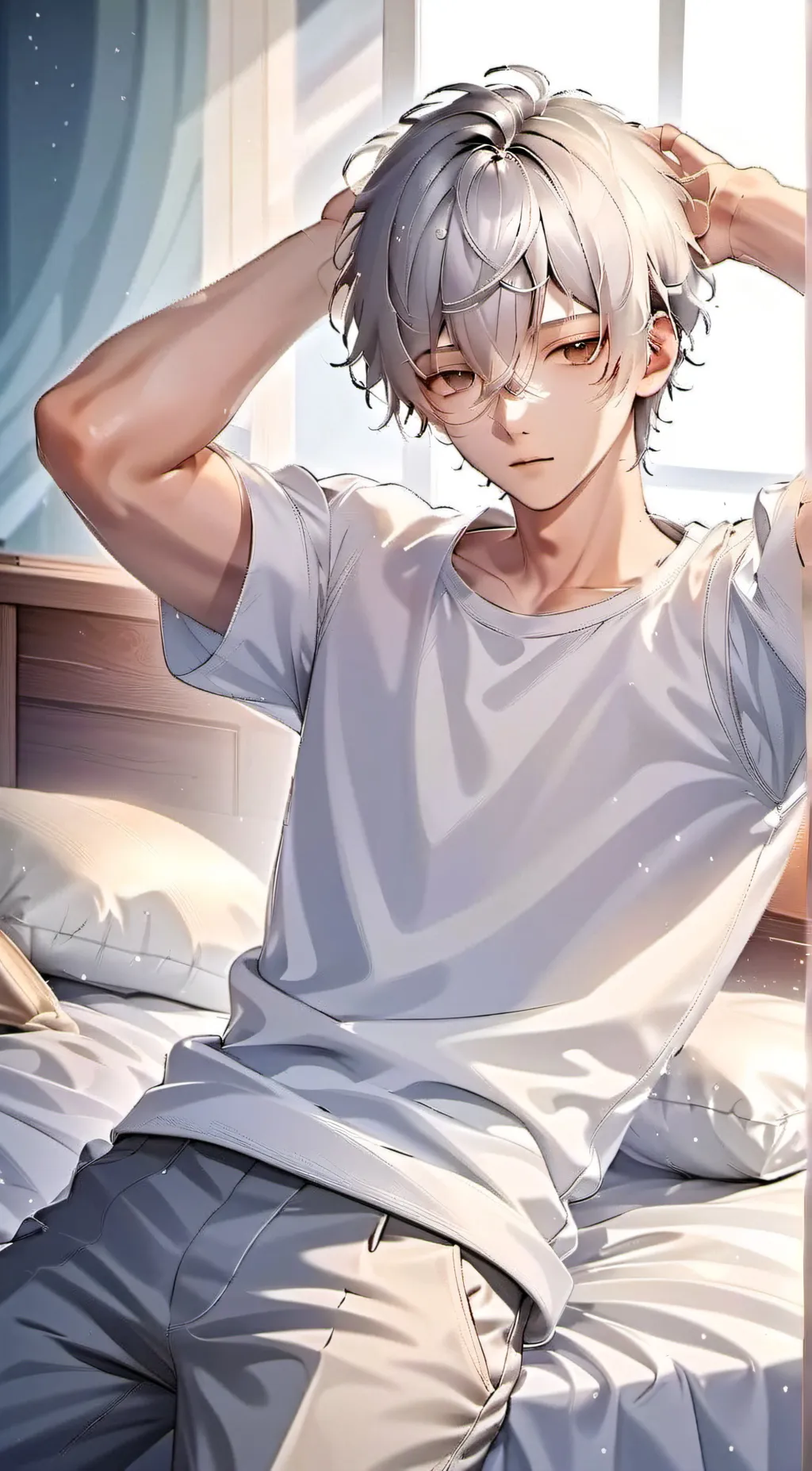 ai character: Christ background