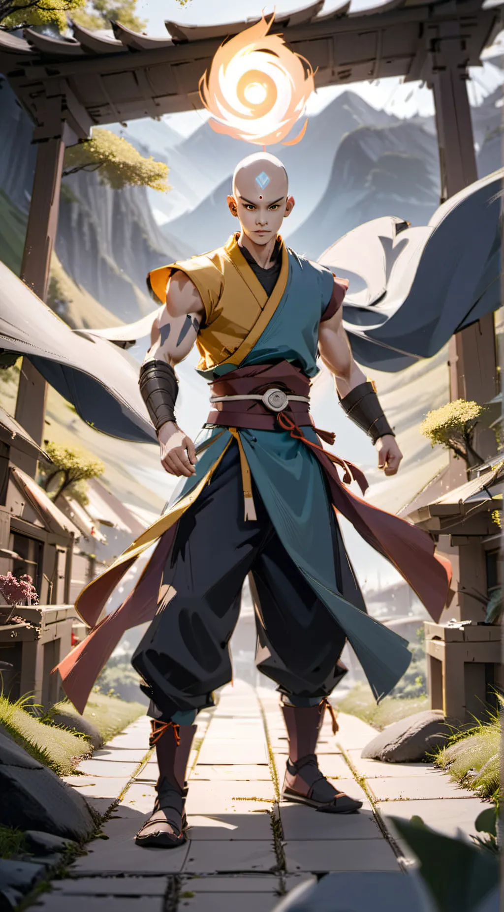 ai character: Aang background