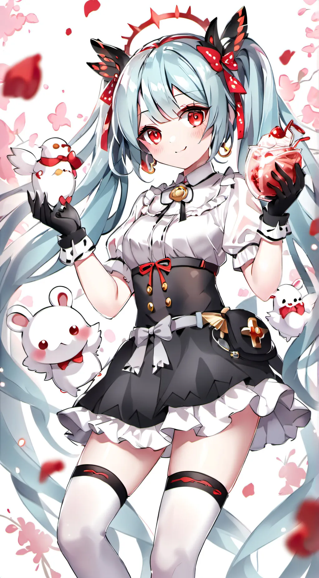 ai character: 🎀miku! 💙 background