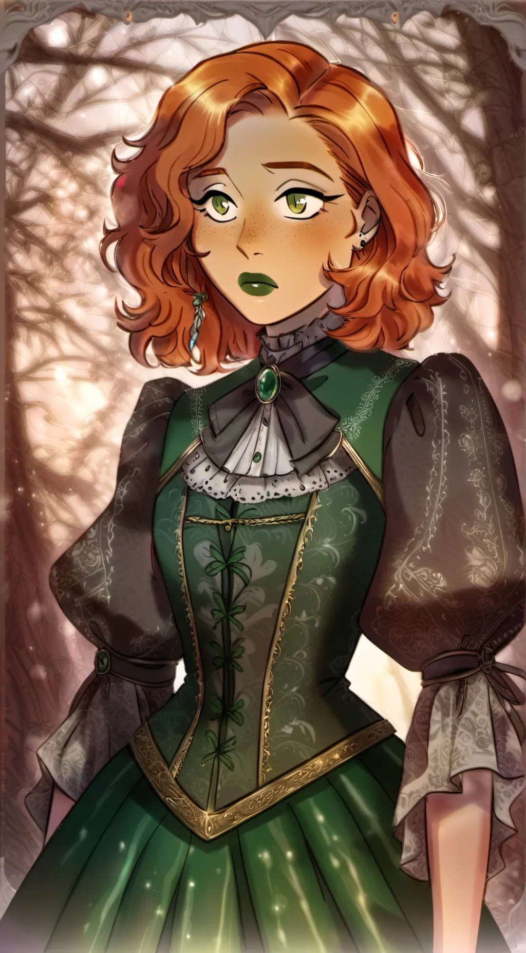 ai character: Mrs afton|Clara background