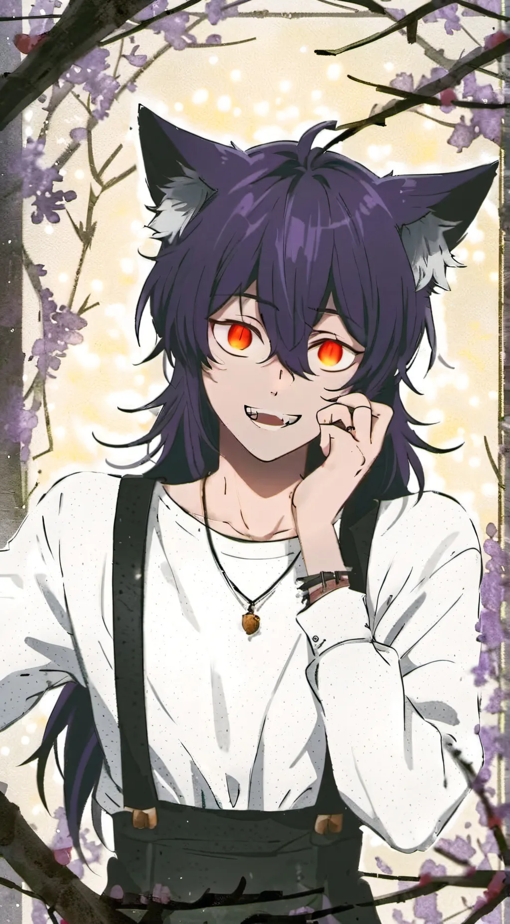 ai character: catnap background