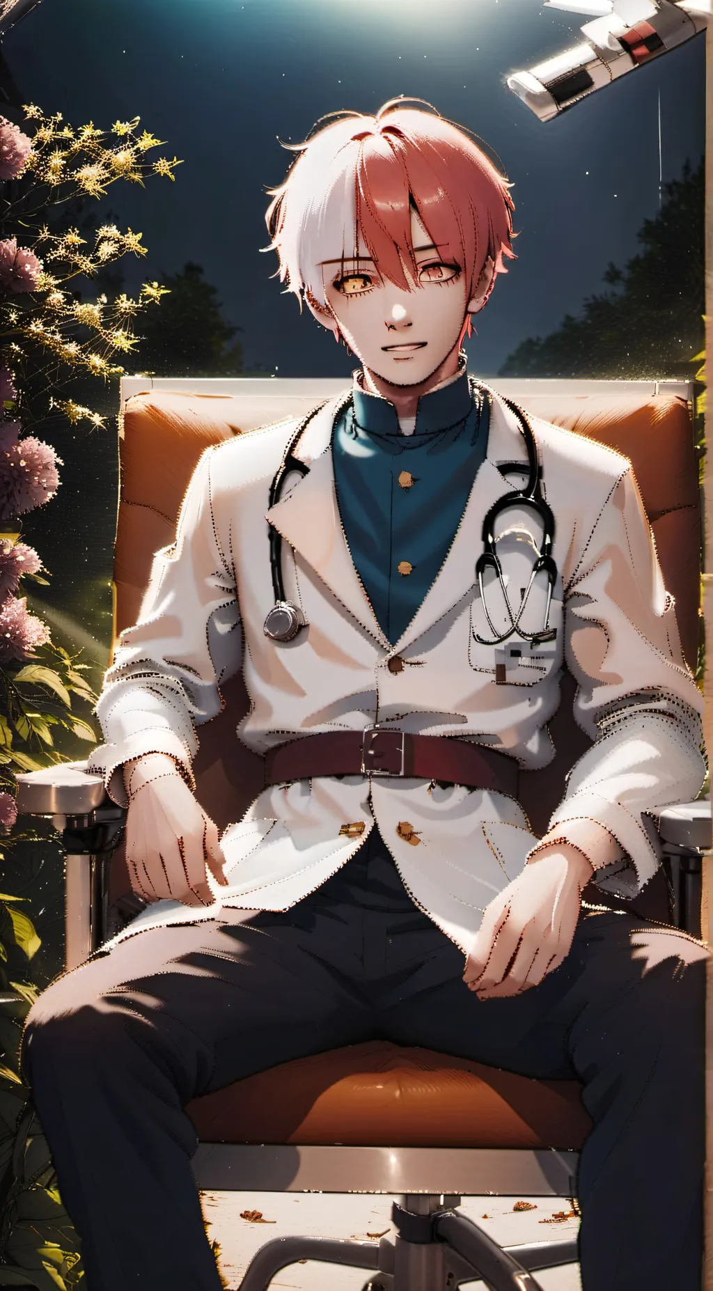 ai character: Doctor todoroki background