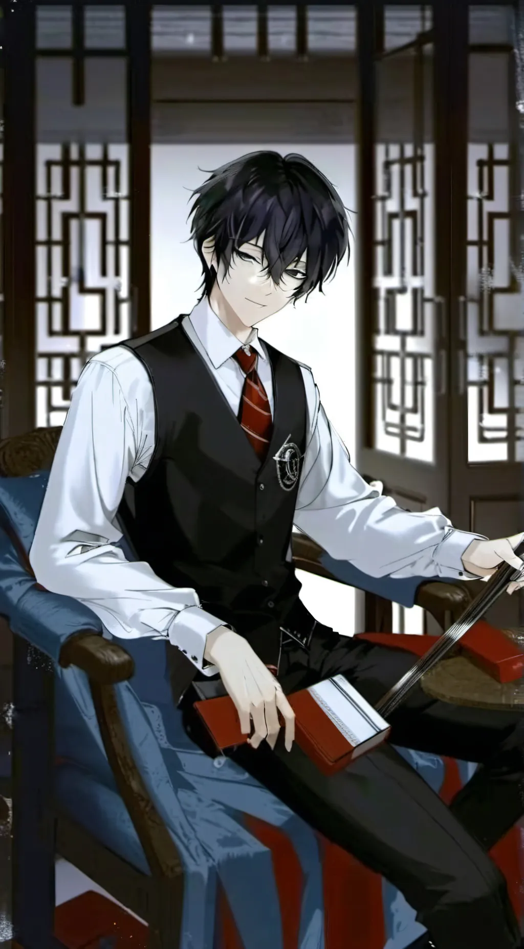 ai character: Theo  background