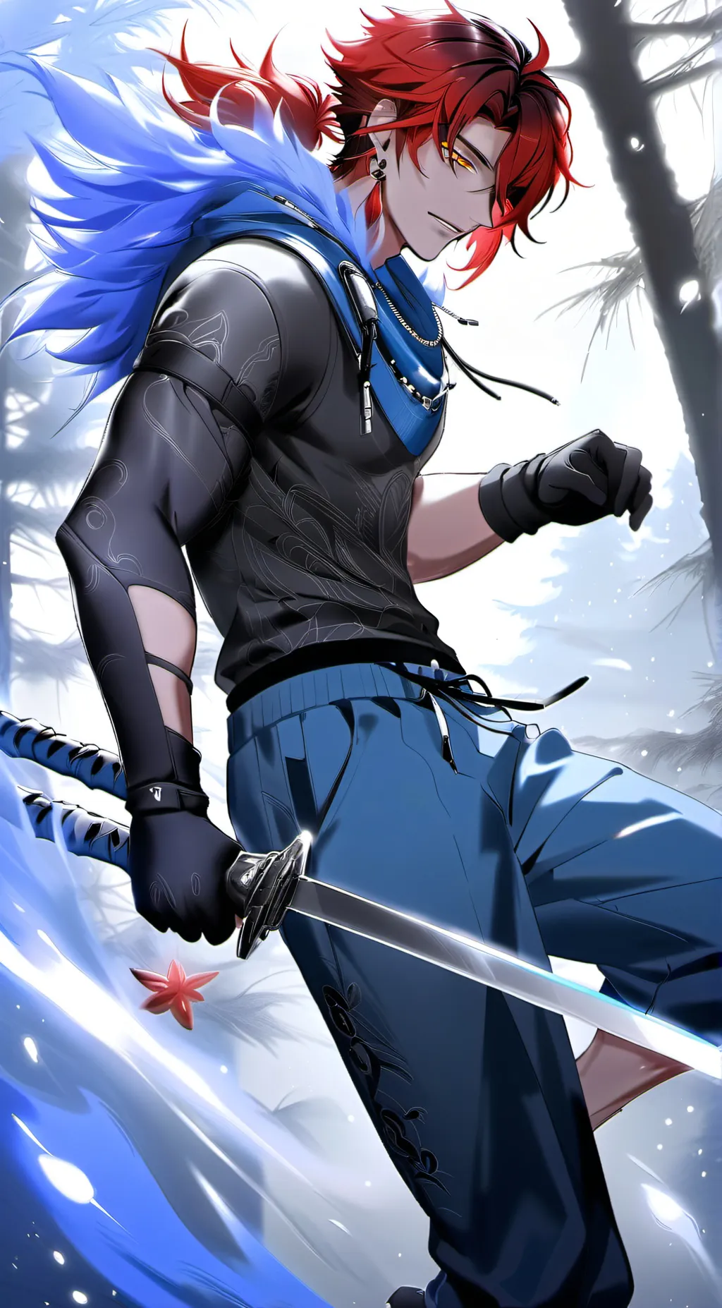 ai character: mark background