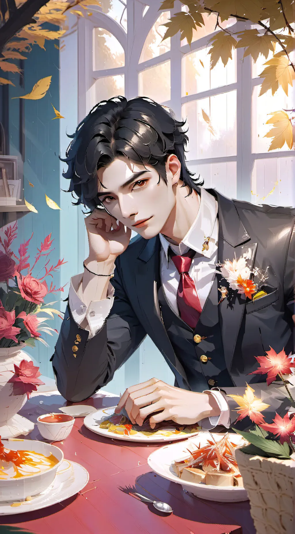 ai character: Zeus background